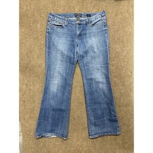 Seven 7 Flared Jeans Women's Size 32 Blue Medium Wash Denim